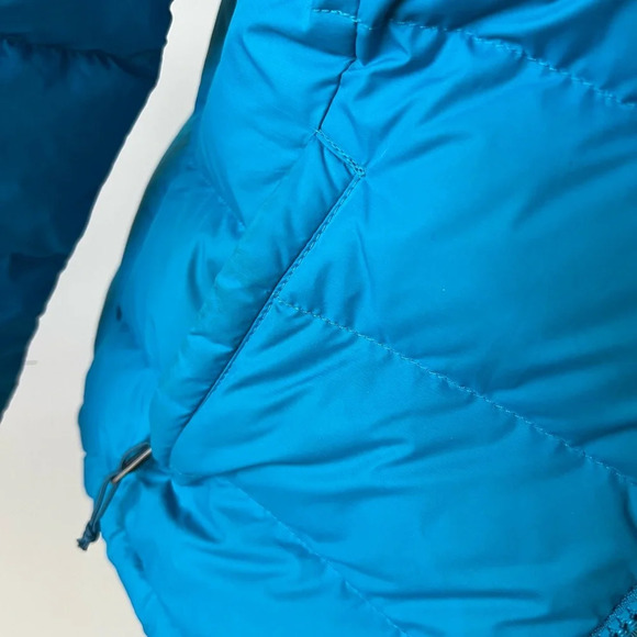 THE NORTH FACE | Nuptse 700 Goose Down Blue Teal Aqua Puffer Jacket Size small - Picture 16 of 16
